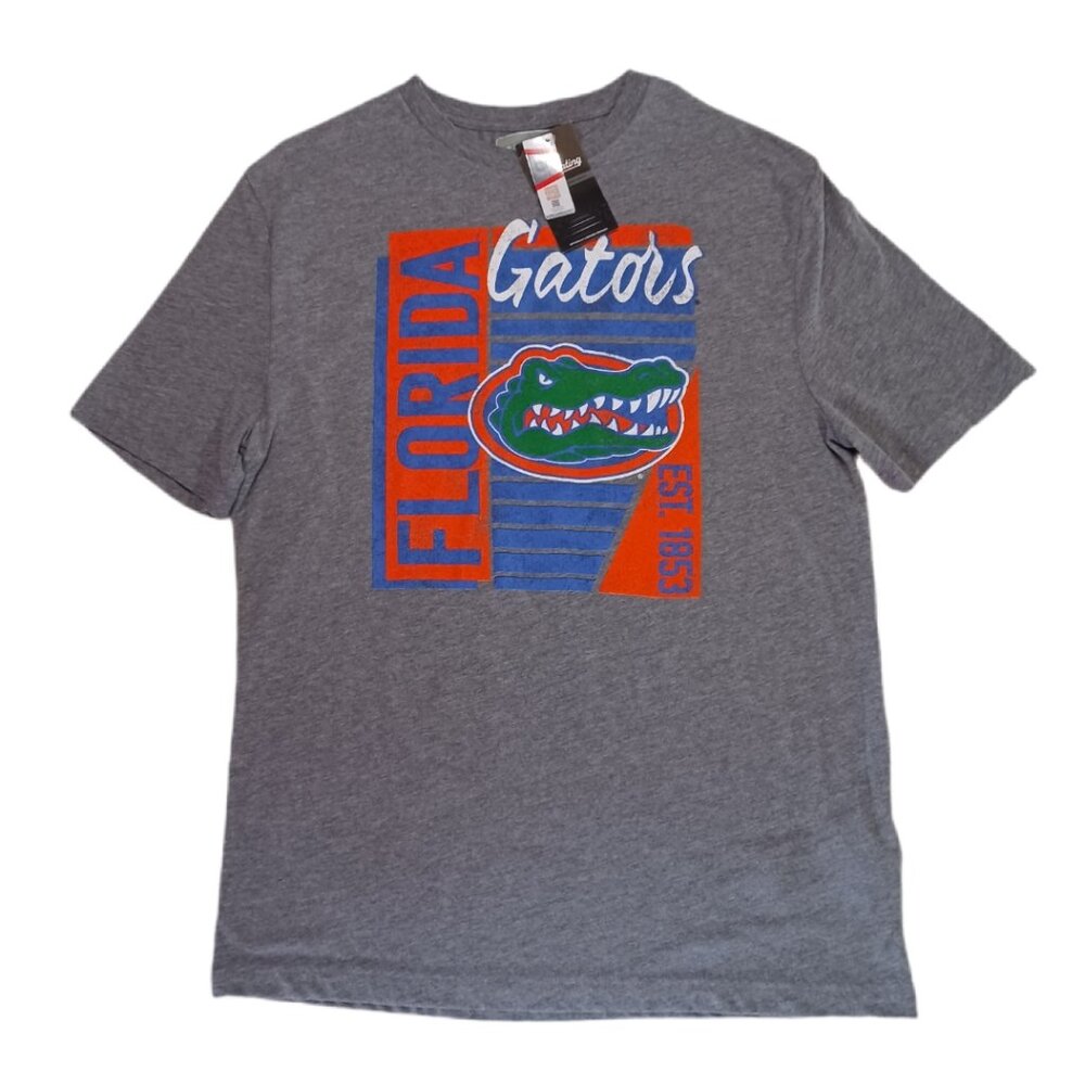 Captivating Apparel Florida Gators T Shirt Short Sleeve Mens Size M NCAA Gray